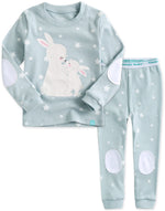 Blanc Rabbit Long Sleeve Pajama - Go PJ Party
