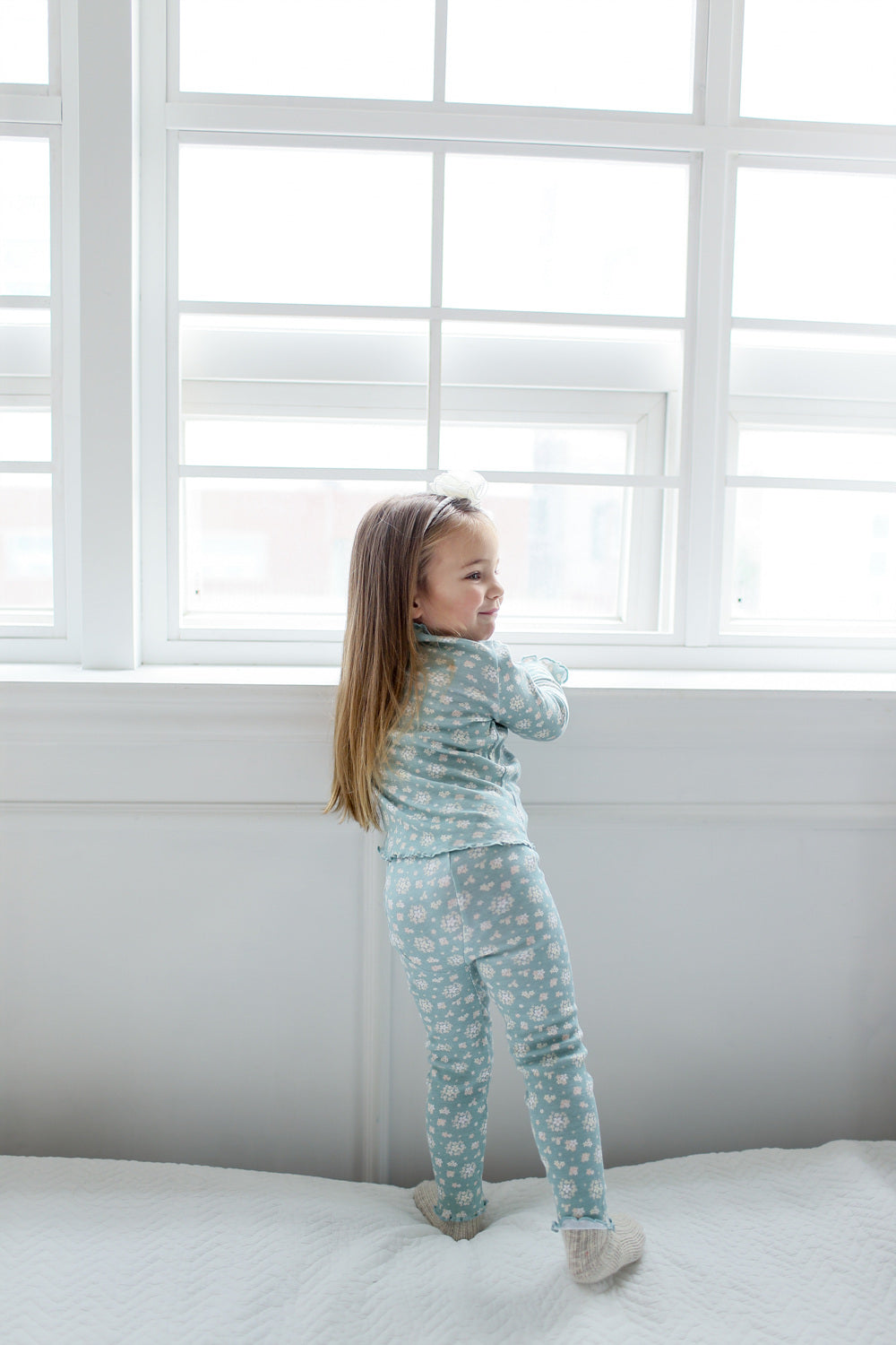 Maybee Mint Long Sleeve Pajama - Go PJ Party