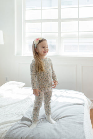 Maybee Beige Long Sleeve Pajama - Go PJ Party