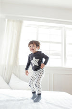 Momo Star Black Long Sleeve Pajama - Go PJ Party