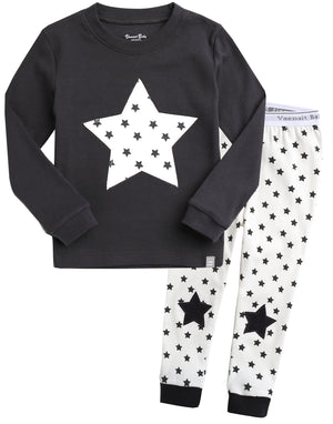 Momo Star Black Long Sleeve Pajama - Go PJ Party