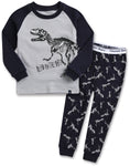 Dinosaur Navy Long Sleeve Pajamas - Go PJ Party