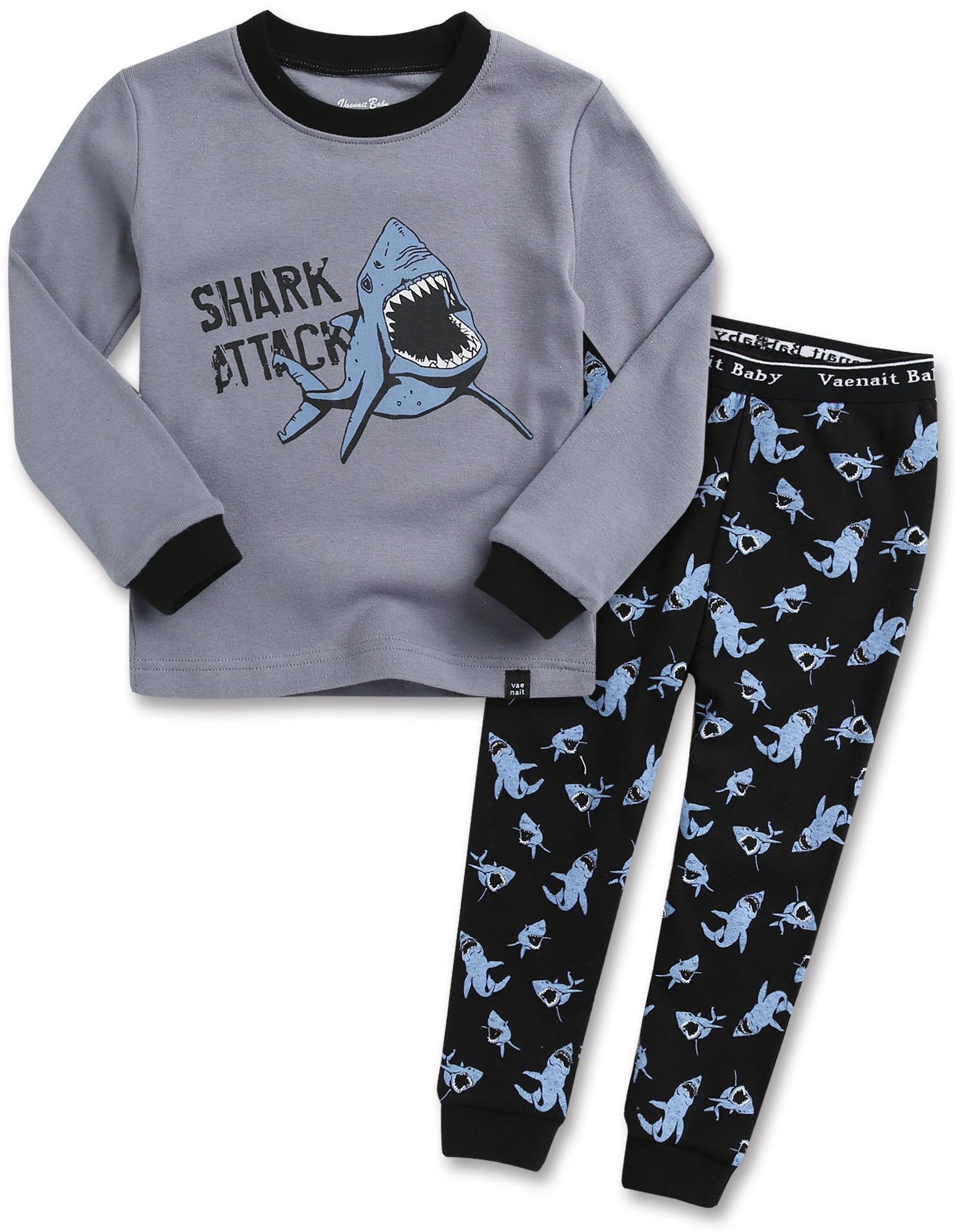 Shark Attack Long Sleeve Pajama - Go PJ Party