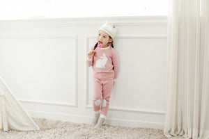 Bono Rabbit Pink Long Sleeve Pajama - Go PJ Party