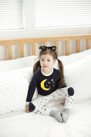 Good Night Black Long Sleeve Pajama - Go PJ Party