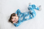 Tie Dye Blue Long Sleeve Pajama - Go PJ Party