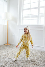 Tie Dye Mustard Long Sleeve Pajama - Go PJ Party