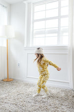 Tie Dye Mustard Long Sleeve Pajama - Go PJ Party