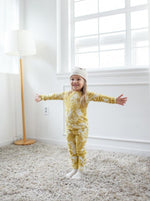 Tie Dye Mustard Long Sleeve Pajama - Go PJ Party