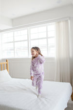 Tie Dye Purple Long Sleeve Pajama - Go PJ Party