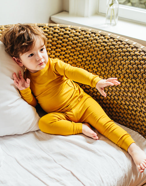 Mustard Modal Long Sleeve Pajama - Go PJ Party