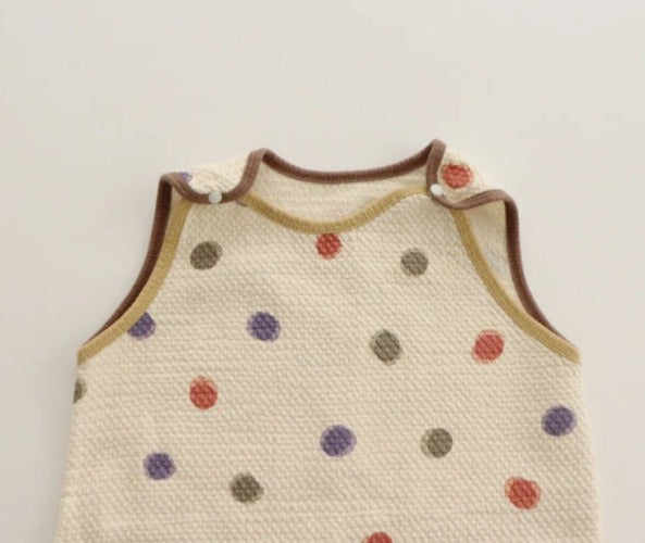 Scarlet Dot Crayon Sleeping Vest