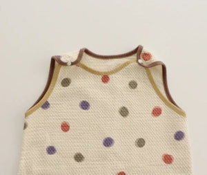 Scarlet Dot Crayon Sleeping Vest