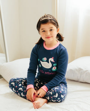 Princess Swan Long Sleeve Pajama - Go PJ Party