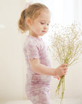 Tie Dye Lavender Bamboo Short Sleeve Pajamas