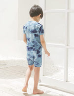 Tie Dye Navy  Short Sleeve Pajamas