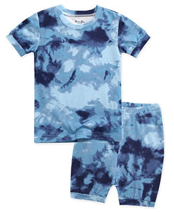 Tie Dye Navy  Short Sleeve Pajamas