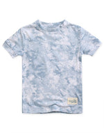 Tie Dye Powder Blue Bamboo Short Sleeve Pajamas