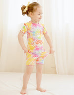 Tie Dye Rainbow Bamboo Short Sleeve Pajamas