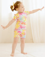 Tie Dye Rainbow Bamboo Short Sleeve Pajamas