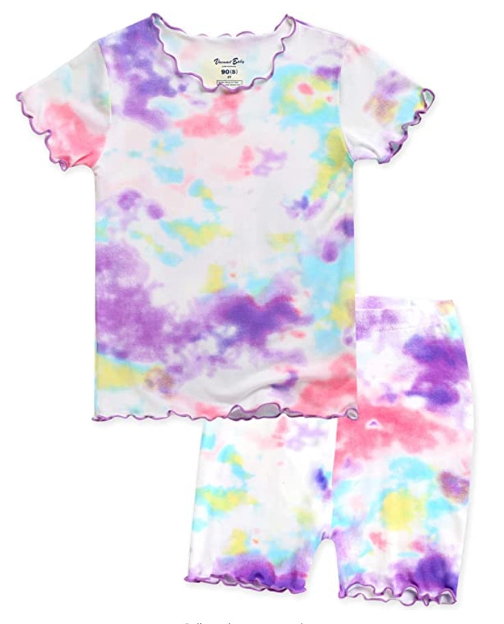 Tie dye pajamas discount girls