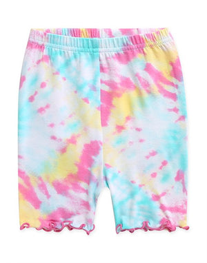 Tie Dye Mint Pink Bamboo Short Sleeve Pajamas