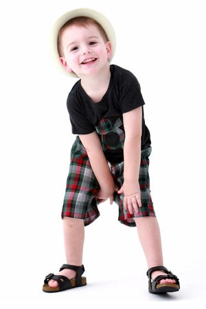 Turtle Charcoal Short Sleeve Tee & Shorts Set - Go PJ Party