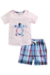 Turtle Pink Short Sleeve Tee & Shorts Set - Go PJ Party