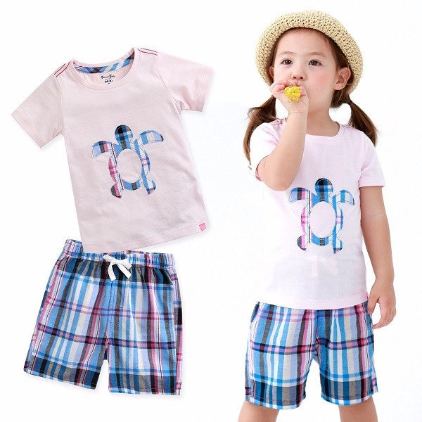 Turtle Pink Short Sleeve Tee & Shorts Set - Go PJ Party