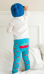 Vroom Blue Car Baby Leggings - Go PJ Party