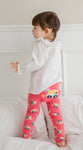 Vroom Pink Car Baby Leggings - Go PJ Party