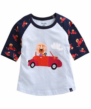 Vroom Lion 3/4 Sleeve Outfits - Go PJ Party