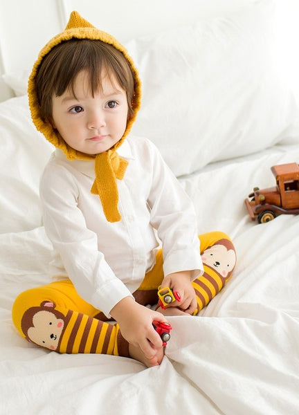 Yellow Monkey Baby Leggings - Go PJ Party