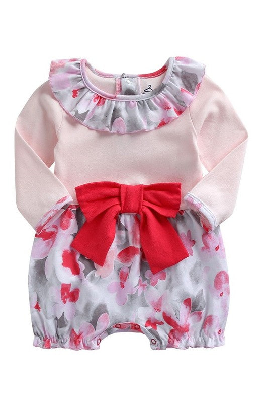 Ashley Pink Baby Bodysuit - Go PJ Party