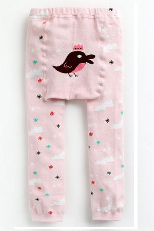 Heaven Bird Pink Baby Leggings - Go PJ Party