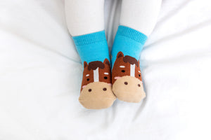 Horse Zoo Socks - Go PJ Party