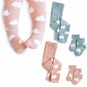 Cloud Mint/Pink Leggings - Go PJ Party