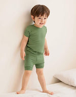 Colorful Green Short Sleeve Pajamas