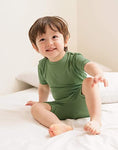 Colorful Green Short Sleeve Pajamas