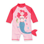 Little Mermaid Baby 3/4 Sleeve Swimsuit - Go PJ Party