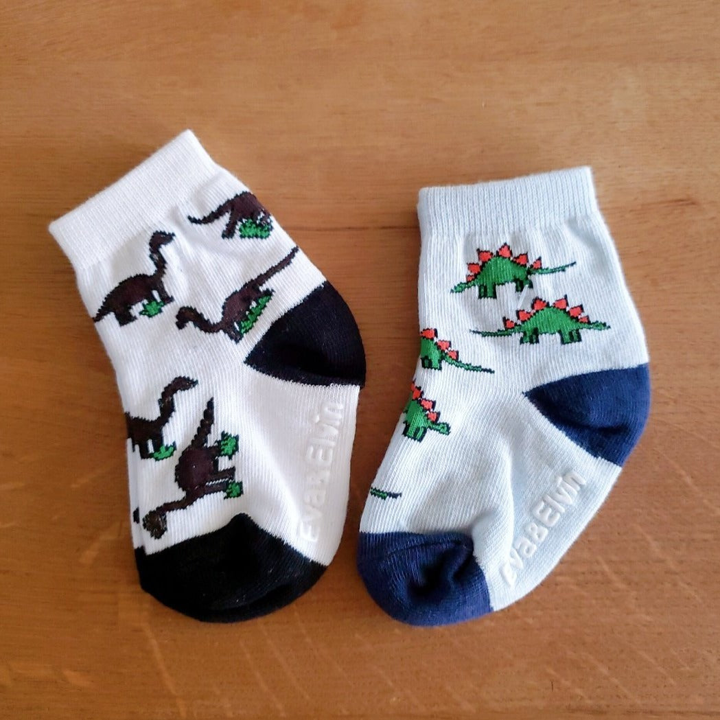 Dino Socks Set  (2 Pack)