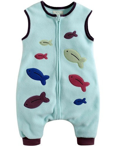 Fish Sky Soft Microfibre Blanket Sleeper