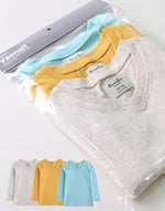 French Long Sleeve T-shirts 3 Pack Set - Go PJ Party