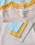 French Long Sleeve T-shirts 3 Pack Set - Go PJ Party