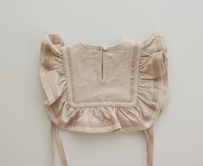 Julie Bib (Ivory/Oatmeal)