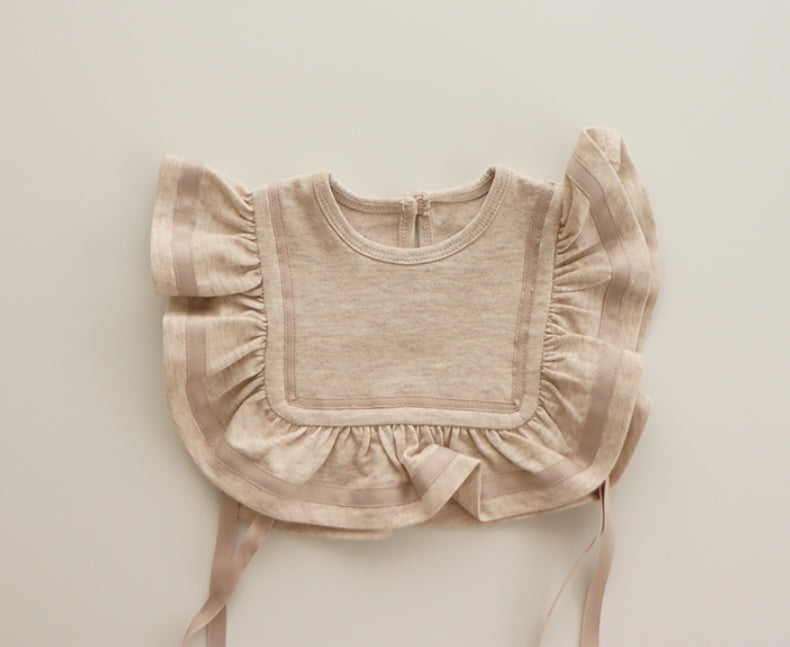 Julie Bib (Ivory/Oatmeal)