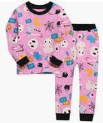 Halloween Night Pink Long Sleeve Pajama