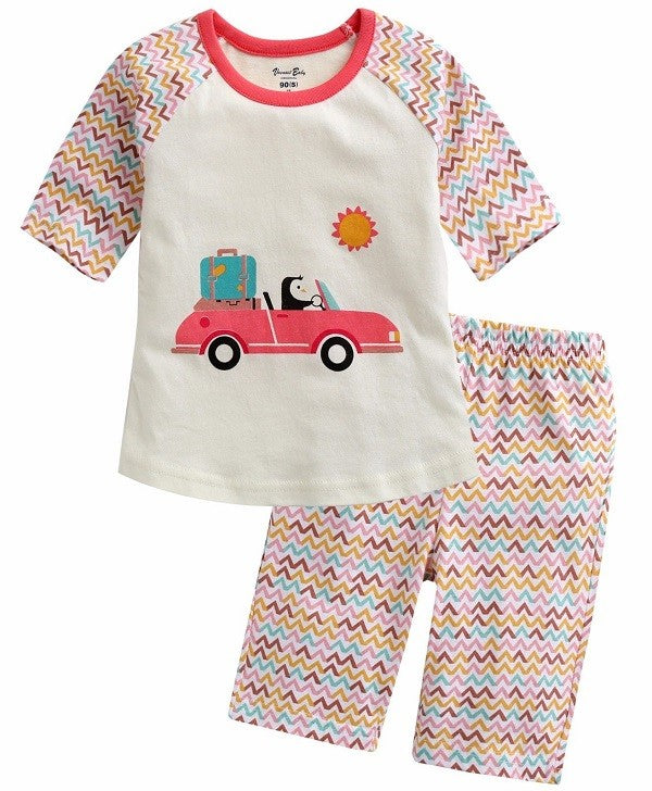 Vroom Penguin 3/4 Sleeve Outfits - Go PJ Party