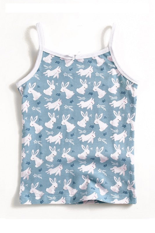 Baby Bunny Pattern Tank Top - Go PJ Party