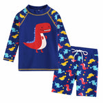 Dino Pop Long Sleeve Swimsuit - Go PJ Party